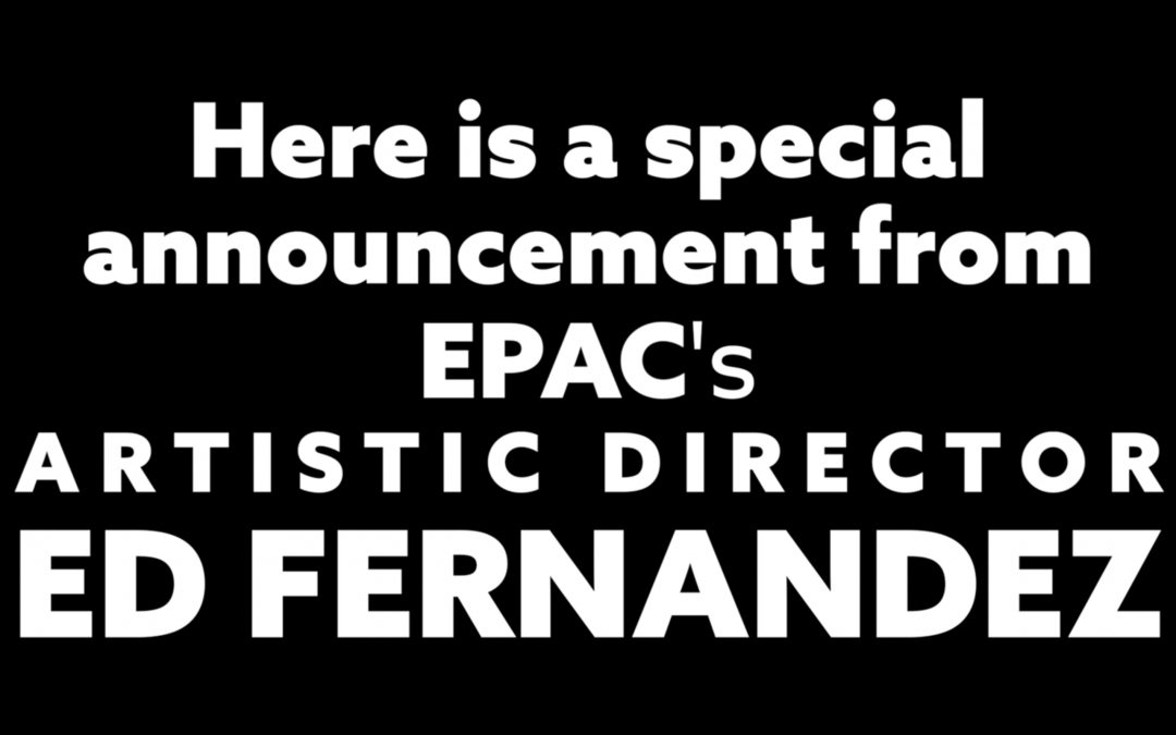 A Special Announcement From Edward Fernandez